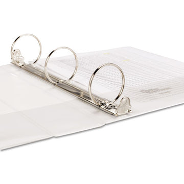 Office Impressions® Economy Round Ring View Binder, 3 Rings, 2" Capacity, 11 X 8.5, White freeshipping - TVN Wholesale